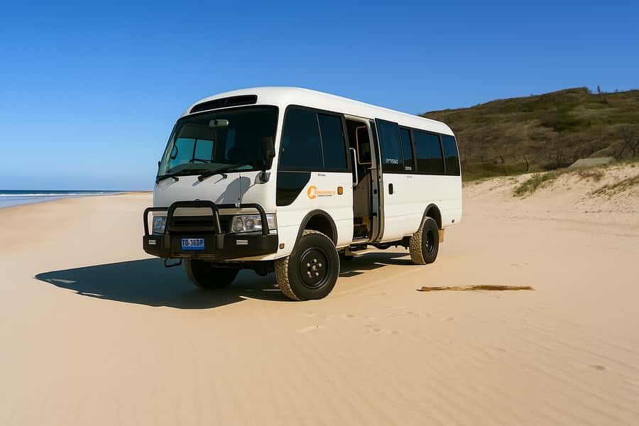 From Noosa: K'gari (Fraser Island) Small-Group Tour - The 75 Mile Beach highway