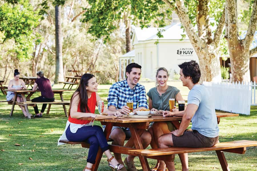 From Perth: Swan Valley Cruise, Winery, Cheese & Lunch - Mandoon Estate and the wine-macaron pairing