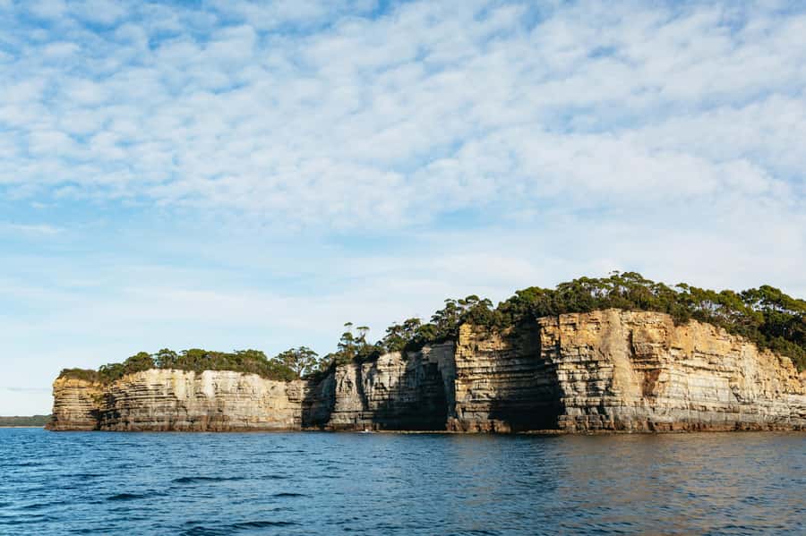 From Port Arthur: Tasman Island Wilderness Cruise - How weather changes the experience