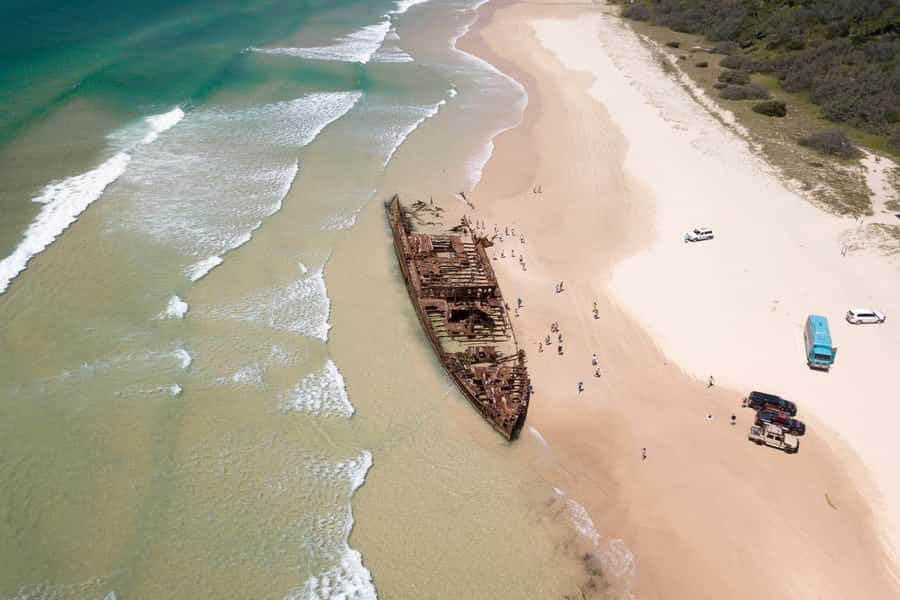 From Rainbow Beach: K'gari, Fraser Island Two-Day Coach Tour - Indian Head and the Champagne Pools