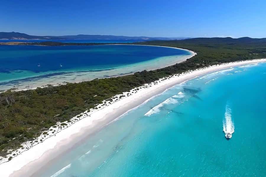 From Triabunna: Maria Island Cruise & Guided Walk with Lunch - Maria Island’s cliffs, caves, and waterfalls by boat