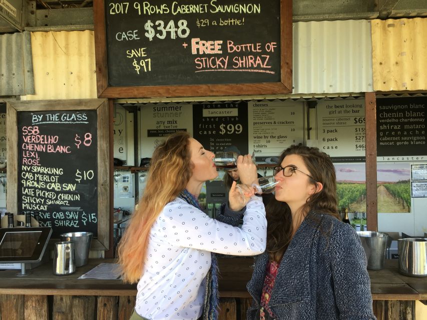 Full-Day Swan Valley Wineries with Lunch and River Cruise - Lancaster Wines brings cheese and a final tasting