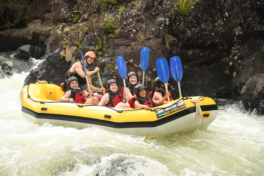 Full Day White Water Rafting From Cairns or Mission Beach - Three hours of rapids, teamwork, and rainforest