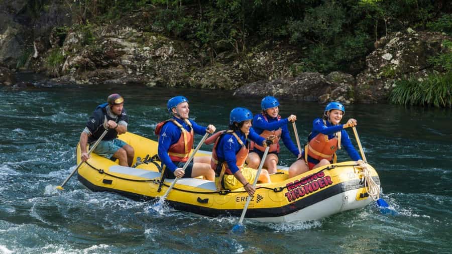 Full Day White Water Rafting From Cairns or Mission Beach - Dinner at the pub is part of the appeal