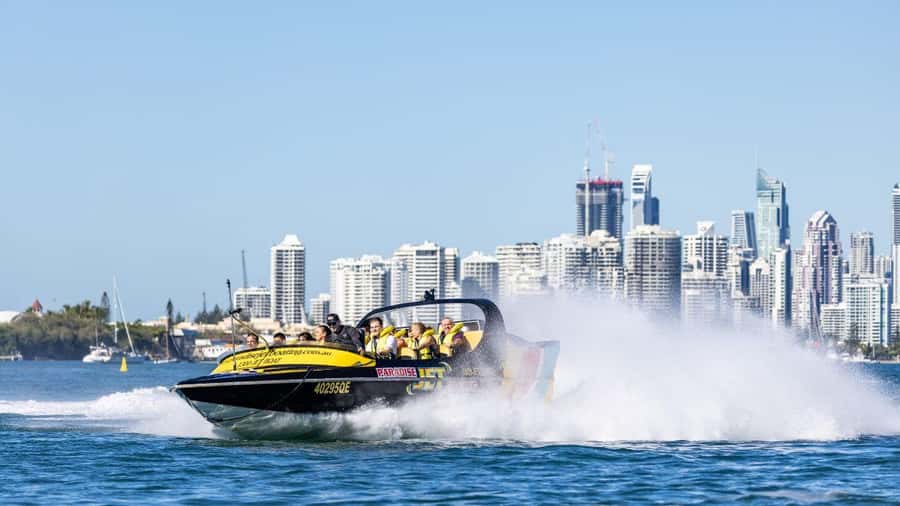 Gold Coast: 1-Hour Extreme Jet Boat Ride - Seeing Sovereign Island and the Gold Coast waterways