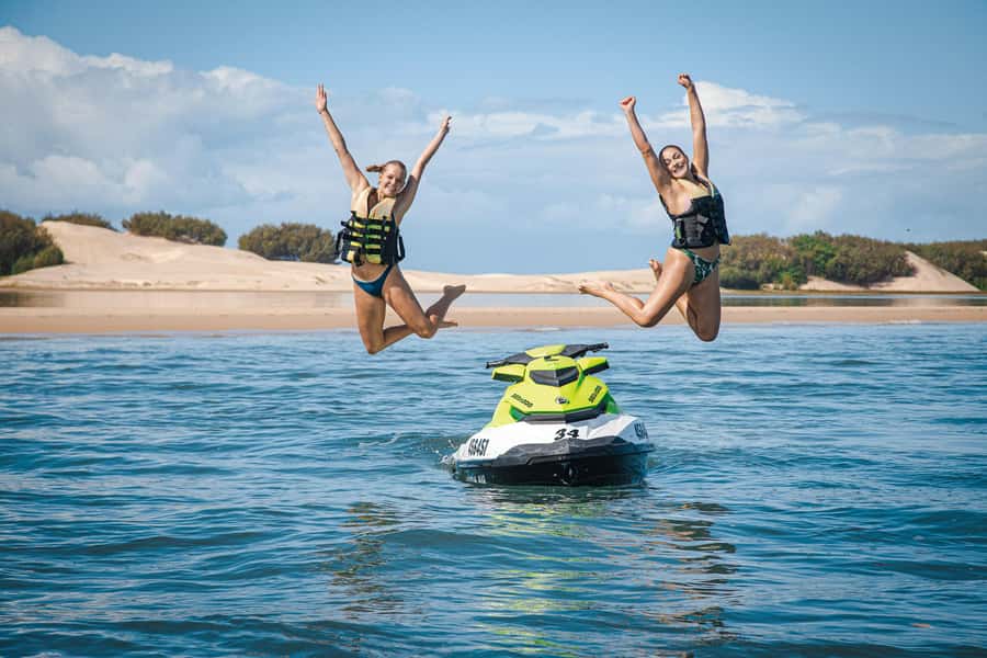 Gold Coast: 1-hour Jet-Ski Safari -No Slow Zones + Free Pics - Getting comfortable on the Sea-Doo GTS
