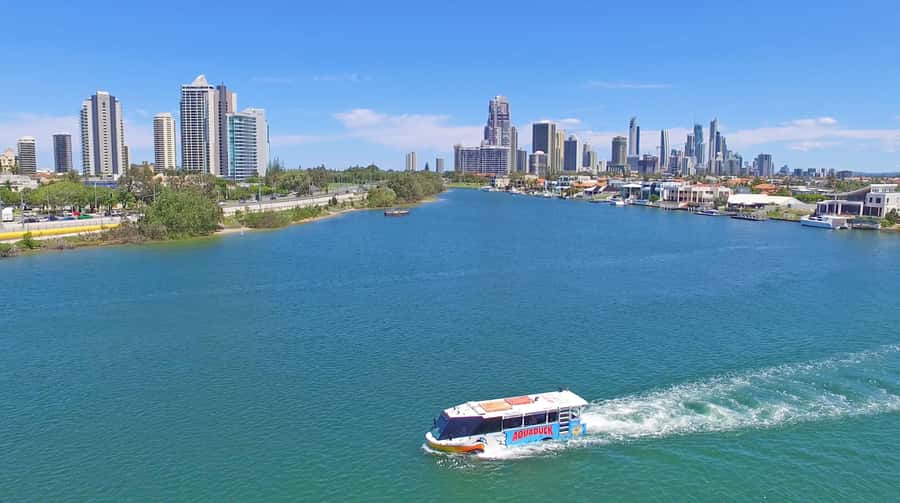 Gold Coast: 1-Hour Land and Water Duck Tour - How the one hour is paced