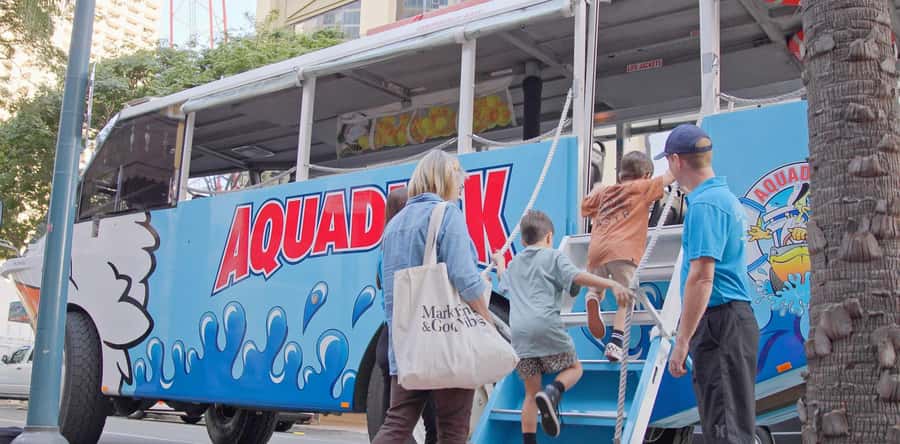 Gold Coast: 1-Hour Land and Water Duck Tour - Boarding, seating, and practical limits