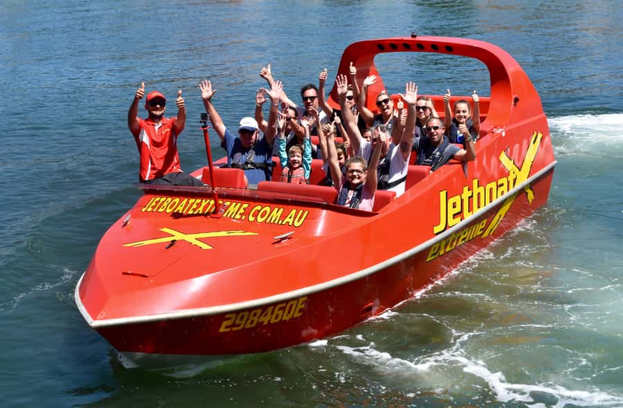 Gold Coast: 55-Minute Extreme Jet Boat Ride - How wet will you get?