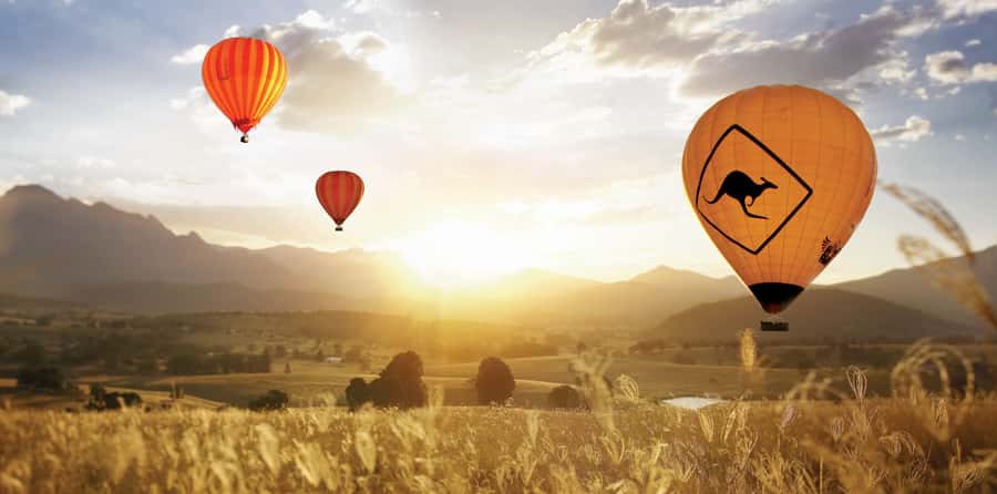 Gold Coast: Hot Air Balloon Flight, Sparkling Wine & Photos - The Scenic Rim From a Hot Air Balloon
