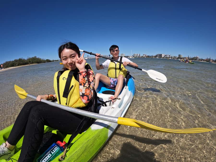 Gold Coast: Kayaking & Snorkelling Tour with Fish Feeding - Dolphins, stingrays, and realistic wildlife hopes