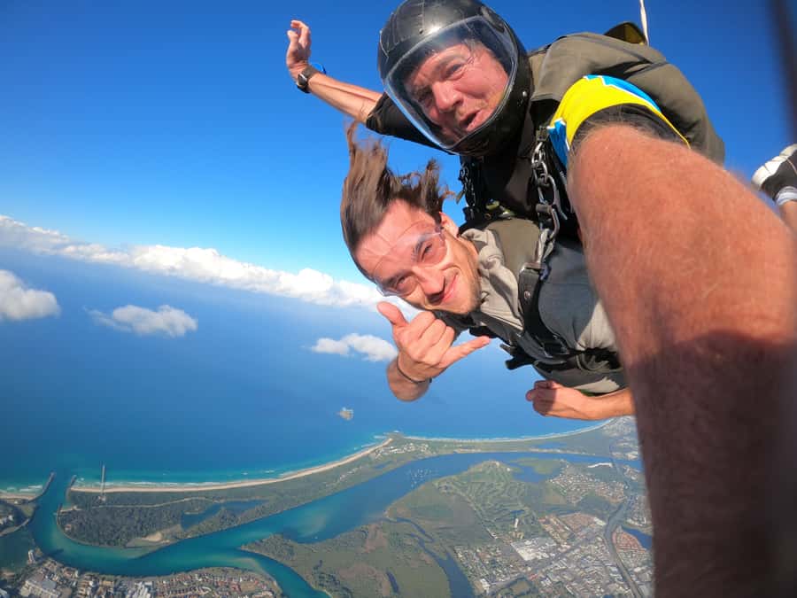 Gold Coast: Tandem Skydiving Experience - Getting ready at the blue building