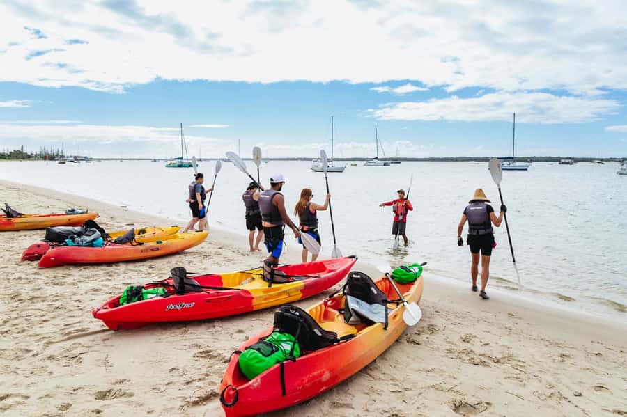 Gold Coast: Wave Break Island Kayaking & Snorkeling tour - Paddling back to Marine Parade