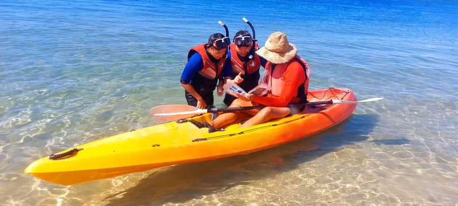 Gold Coast: Wave Break Island Kayaking & Snorkeling tour - Thirty minutes across the Broadwater