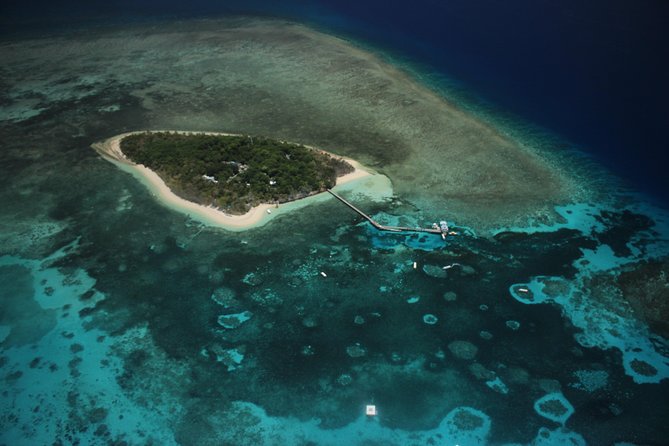 Great Barrier Reef 40 Minute Scenic Flight from Cairns - Reef Hopper - Green Island from the air