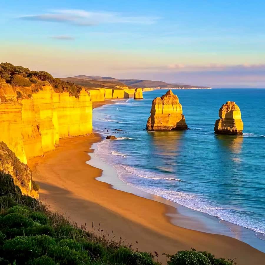 Great Ocean Road 12 Apostles London Bridge Koala Kangaroo - Memorial Arch closes the scenic loop