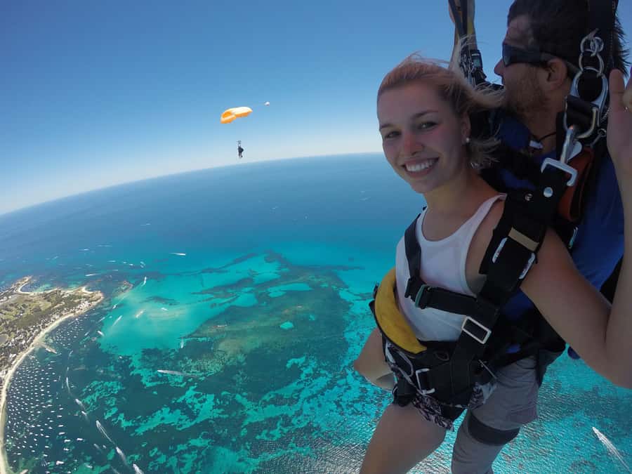 Hillary's Harbour: Rottnest Island Skydive and Ferry Package - Walking from the jetty to the airfield