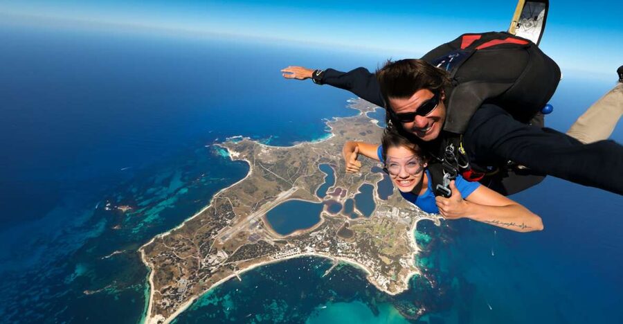 Hillary's Harbour: Rottnest Island Skydive and Ferry Package - What the parachute section adds