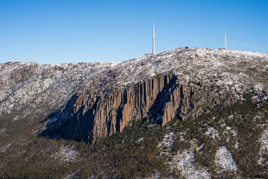 Hobart: Kunanyi/Mt Wellington Hop-on Hop-off Bus Pass - From Brooke Street Pier to the mountain road