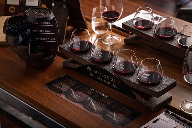 Jacob's Creek Double Barrel Experience - The Shiraz and Cabernet Sauvignon tasting