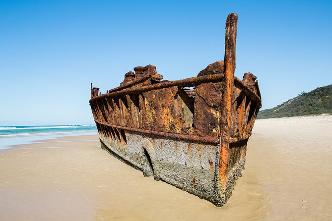 K'gari (Fraser Island) All Inclusive Day Tour - The Maheno wreck and K’gari’s changing coastline