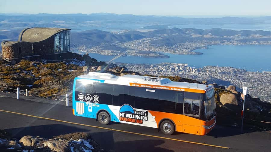 Kunanyi & Mt Wellington Explorer Bus: One-Way Bus Pass - Walking down to Hobart