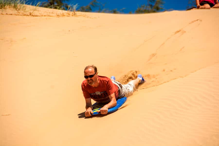LARC! Paradise Tour: Beach, Lunch and Sandboarding - Wildlife, sunset colour, and the ride home