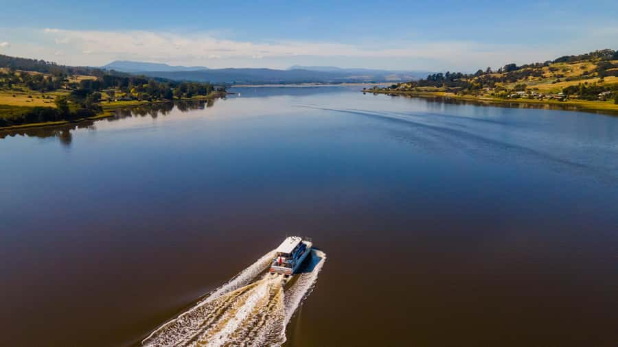Launceston: 4-Hour Batman Bridge Luncheon Cruise - Launceston’s riverfront and Tamar Island