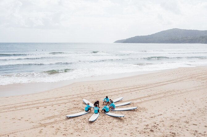 Learn to Surf at Noosa on the Sunshine Coast - Learning to stand on the board