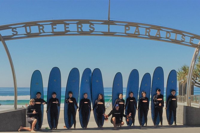 Learn to Surf at Surfers Paradise on the Gold Coast - Safety first, then straight into the water