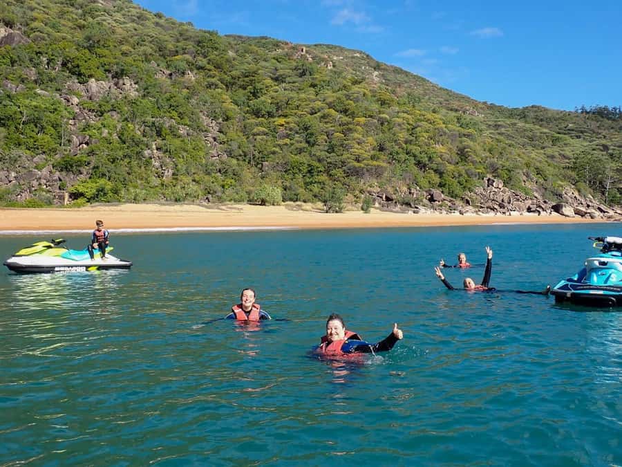 Magnetic Island: 5 Beach Bay Jet Ski Tour - The next 30 minutes: Five Beach Bay and a possible swim