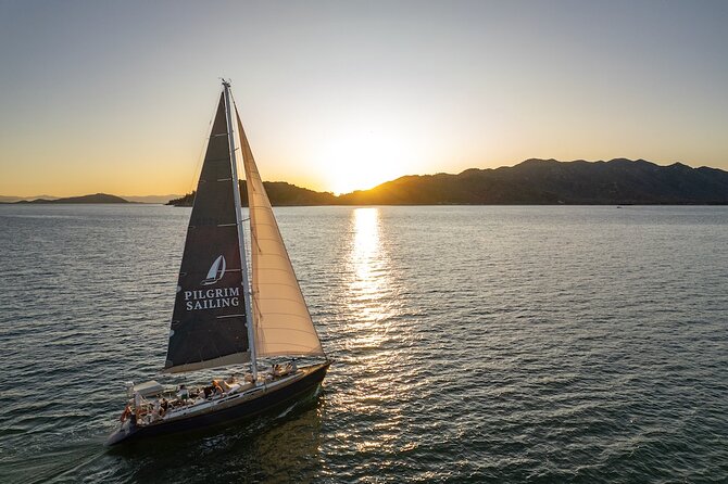 Magnetic Island Sip and Sail Sunset Cruise - Cleveland Bay at sunset