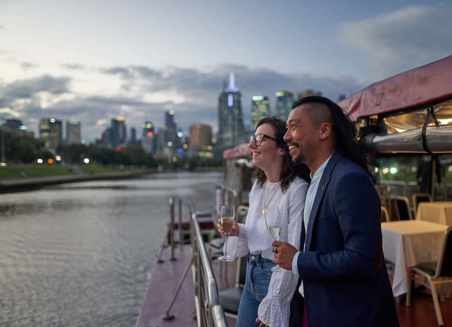 Melbourne: 4-Course Dinner Cruise with Drinks - A four-course meal built around platters