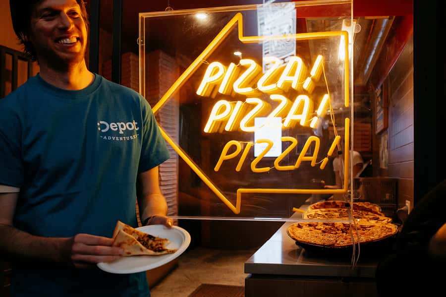 Melbourne: City Laneways Progressive Dinner and Drink - Melbourne Central after Chinatown: a food hall and street-food change of pace