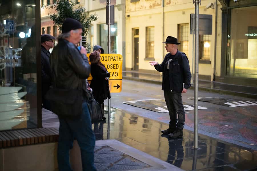 Melbourne: Gangsters, Brothels and Lolly Shops Tour - Michael Shelford’s storytelling style