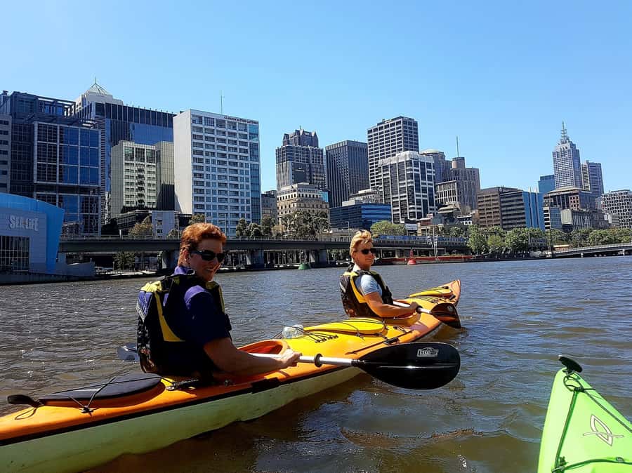 Melbourne: Iconic City Sights Kayak Experience - Returning past Crown Casino and South Bank