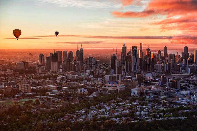 Melbourne Sunrise Hot Air Balloon Ride with GoPro Photos - Why a Melbourne balloon flight is unusual