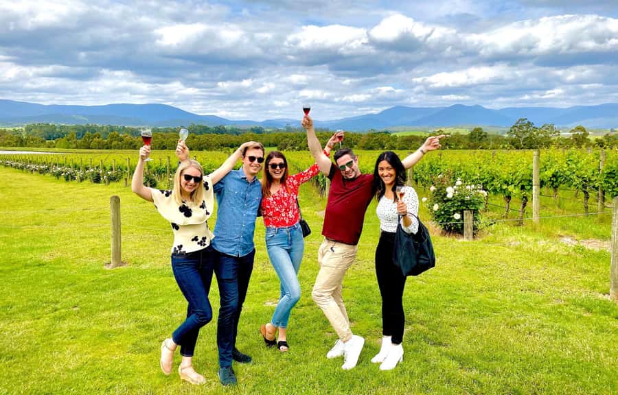 Melbourne: Yarra Valley Wine, Choc, Farm Fresh, Gin Tour - Yering Station, one of three winery visits