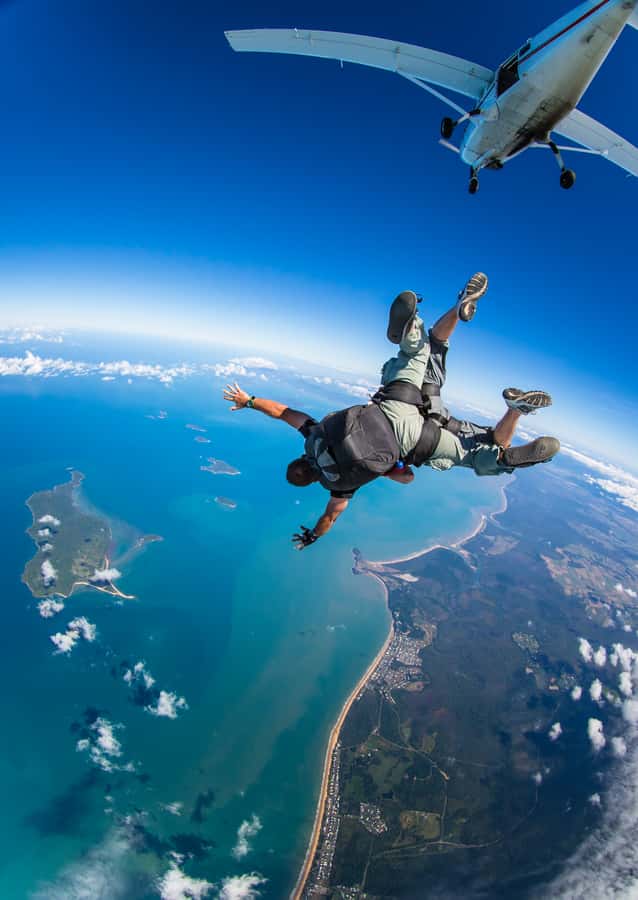 Mission Beach Tandem Skydive Experience - From the Mission Beach shop to the aircraft