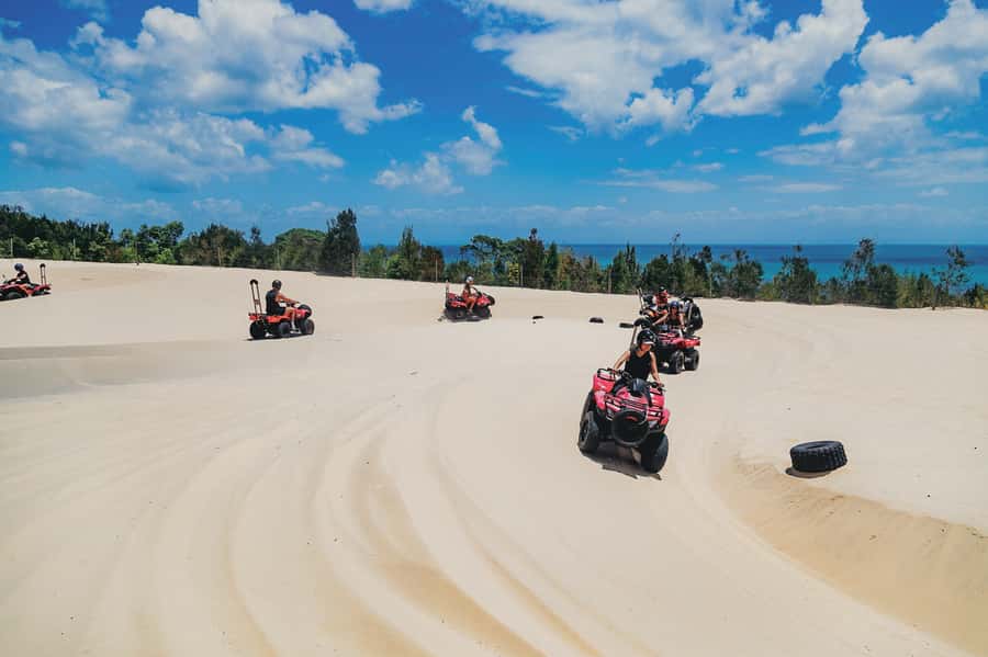 Moreton Island: Tangalooma ATV Quad Bike and Dolphin Viewing - Tangalooma gives you a resort base for the day