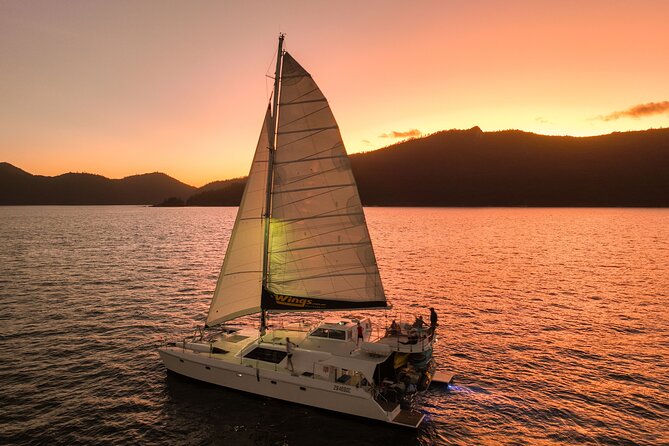 NEW SUNSET TOUR-Airlie Beach Sunset Sail in Style- BYO drinks - The First Sail Toward Pioneer Point