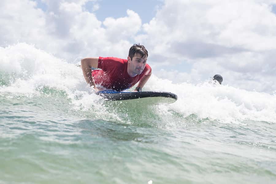 Noosa Heads - 2-Hour Surf Lesson with Expert Instructors - Waist-deep practice and learning to stand