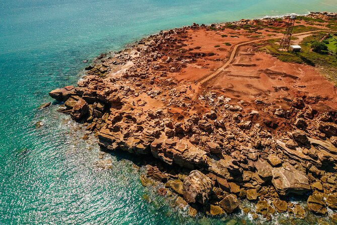 Panoramic Sightseeing Bus Tour - Discover Broome! - Gantheaume Point brings red rock and dinosaur tracks