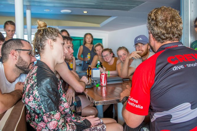 Passions of Paradise Great Barrier Reef Cruise by Catamaran - The marine presentation on the way home
