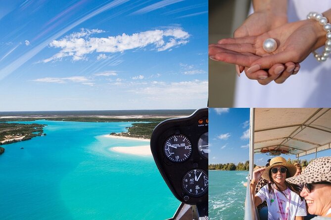 Pearls & Coast: 35-Minute Helicopter Flight & Willie Creek Tour - Taking off over Cable Beach