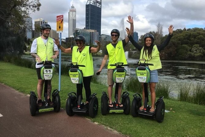 Perth East Foreshore and City Segway Tour - Learning to ride before the city route