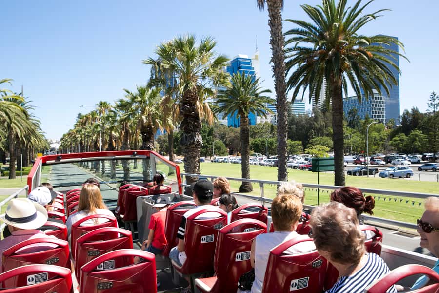 Perth: Hop-on Hop-off Sightseeing Bus Ticket - Riding the two-hour Perth circuit