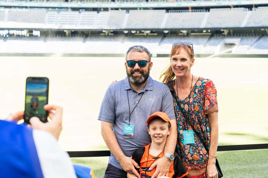 Perth: Optus Stadium Guided Tour - The playing surface and big stadium views