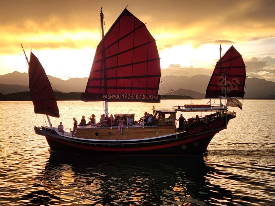 Port Douglas: Sunset Cruise on a Chinese Shaolin Junk Ship - Why the Shaolin makes the cruise special