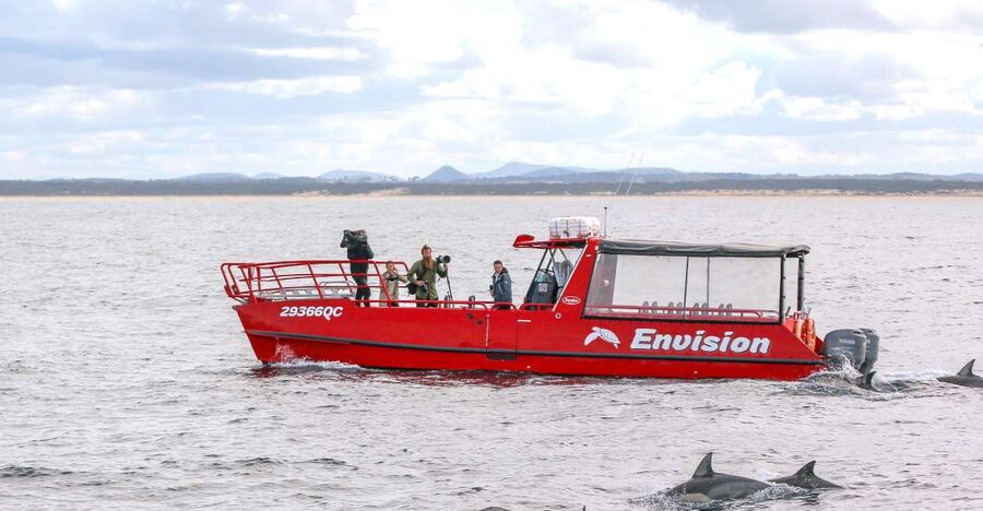 Port Stephens: 1hr Dolphin Watch Express - The route begins with Shoal Bay views